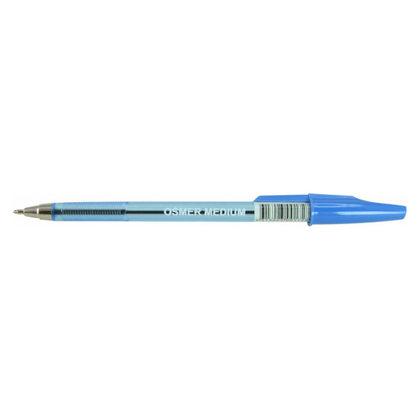 Osmer Blue Ballpoint Pen Medium Box of 50
