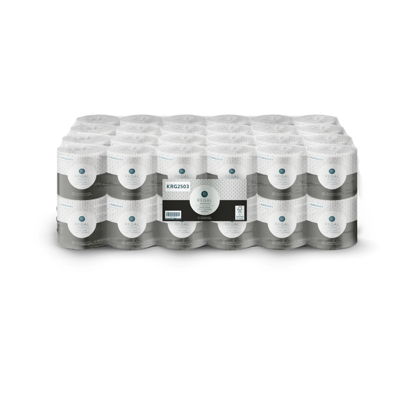 Regal Executive 3 Ply Toilet Tissue 48 individually wrapped rolls in carton, FSC certified KRG2503