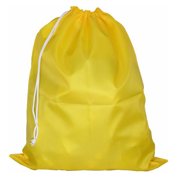 Osmer Drawstring Bag Polyester Yellow Pack of 10