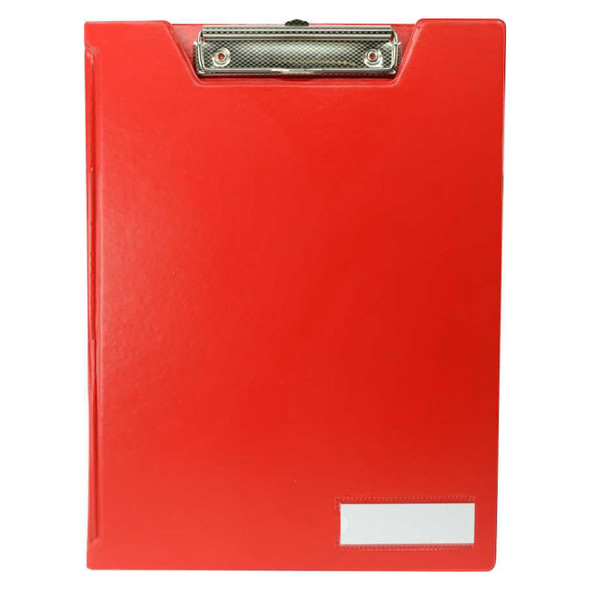 Osmer Clip Folder A4 32 x 24.2cm Red Box of 12