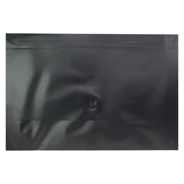 Osmer Document Wallet Foolscap Velcro Closure Black Pack of 12