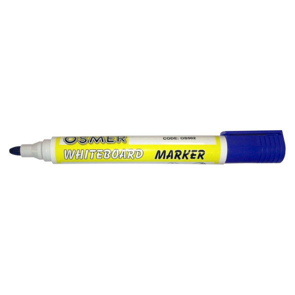 Osmer Blue Whiteboard Marker Bullet Tip Box of 144