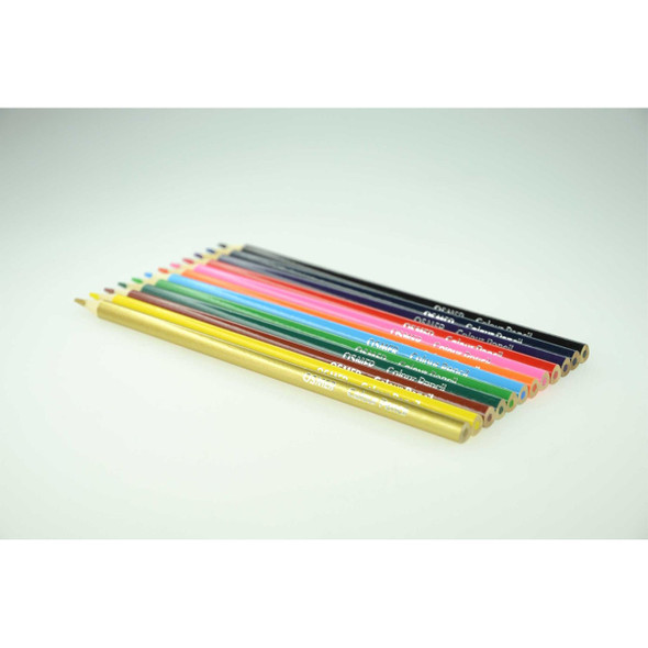 Osmer Colour Pencils Woodcase Triangular Pack of 12 Box of 12