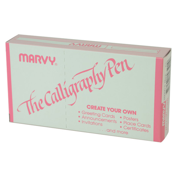 Osmer Marvy Calligraphy Pen 5mm Black Box of 12