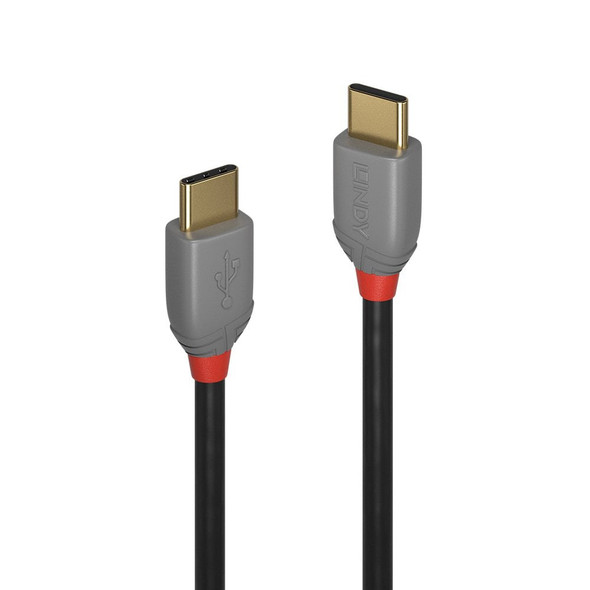 Lindy 2m USB 2.0 Type C to C Cable Anthra Line