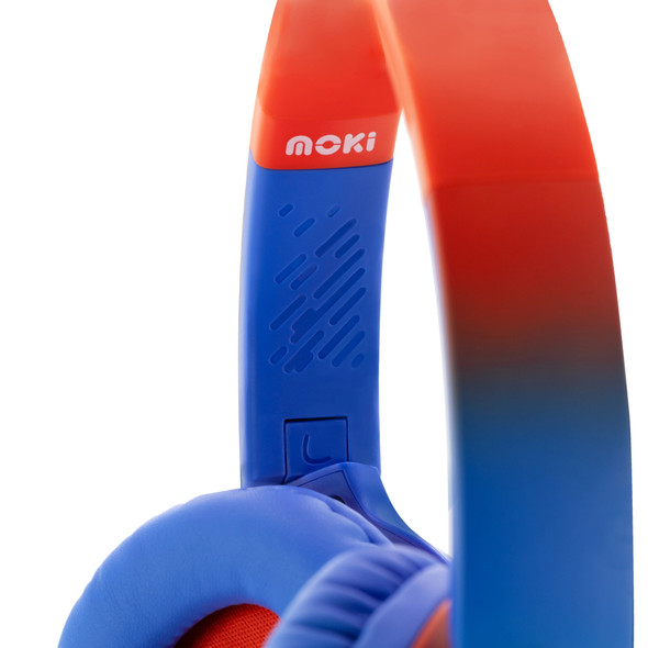 Moki Mixi Wireless Volume Limited Headphone Blue Red