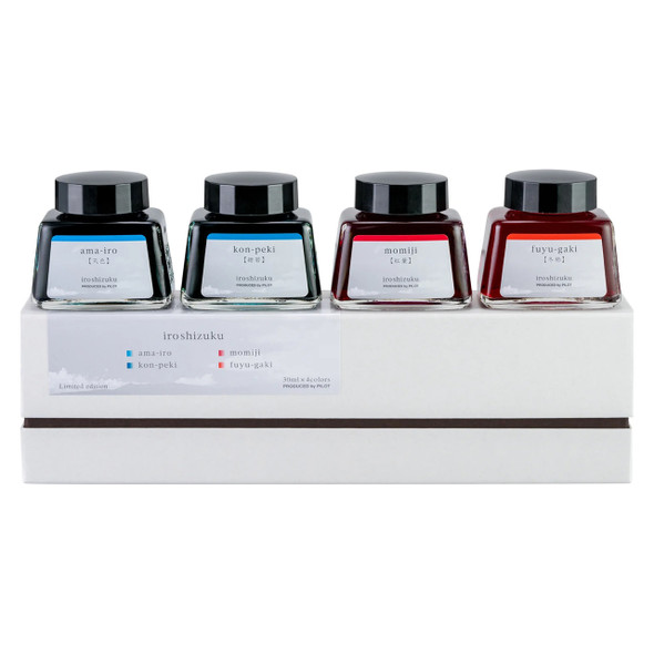 Pilot Iroshizuku Ink 30ml Bottle Midday (Ma-Hiru) Set of 4 Limited Edition