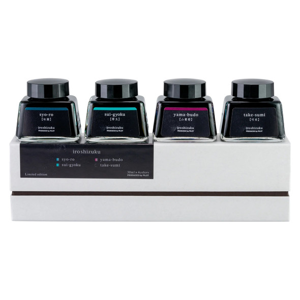 Pilot Iroshizuku Ink 30ml Bottle Early Evening (Yoi) Set of 4 Limited Edition