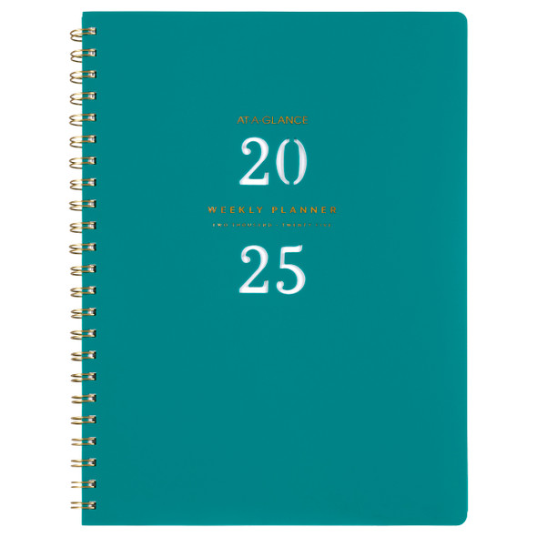 At-A-Glance Signature Lite Focus Weekly/Monthly Planner A4 Teal 2025 | Mega Office Supplies