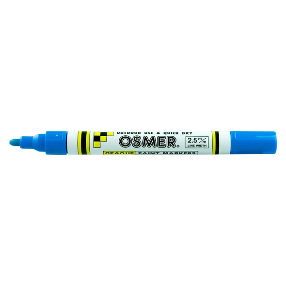 Osmer Blue Opaque Paint Marker Broad Tip Box of 12