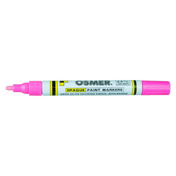 Osmer Hot Pink Opaque Paint Marker Broad Tip Box of 12