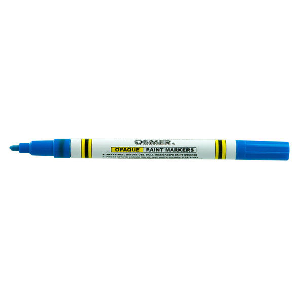 Osmer Blue Opaque Paint Marker Fine Tip Box of 12