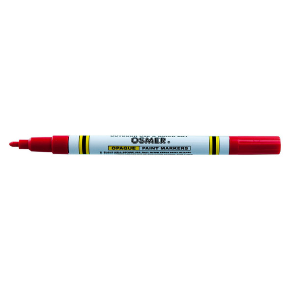 Osmer Red Opaque Paint Marker Fine Tip Box of 12