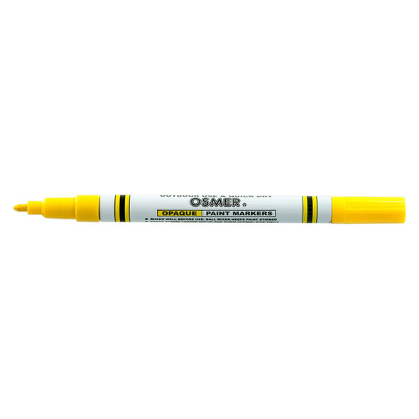 Osmer Yellow Opaque Paint Marker Fine Tip Box of 12
