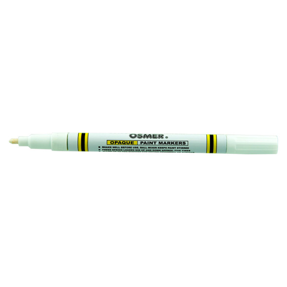 Osmer White Opaque Paint Marker Fine Tip Box of 12