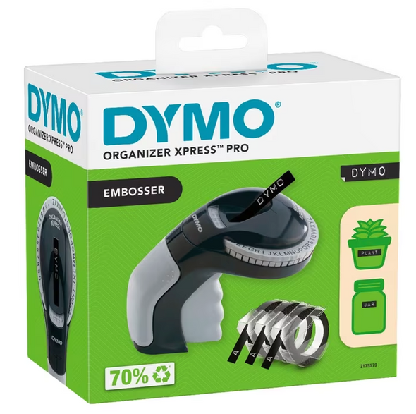 Dymo Embossing Machine Organiser Xpress Pro Bundle | Mega Office Supplies
