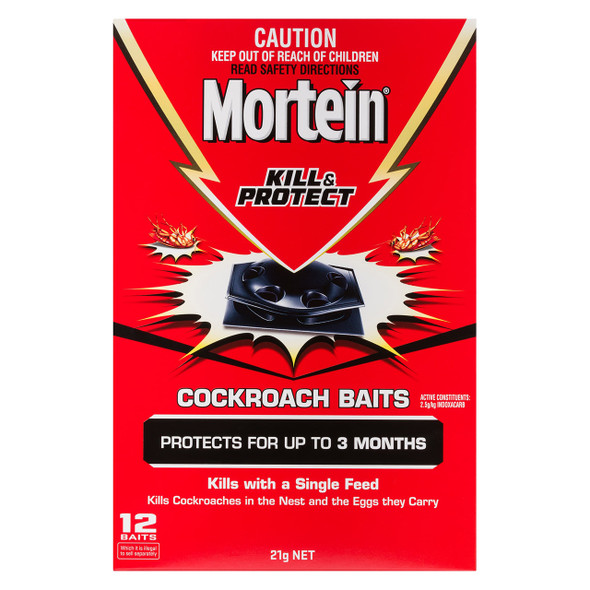 Mortein Kill and Protect Cockroach Baits 12s x 4