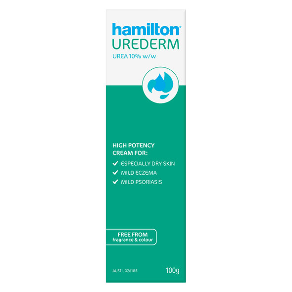 Hamilton Urederm Moisturiser Cream 100g Pack of 6