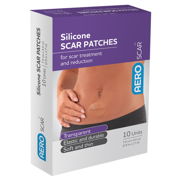 AeroScar Silicone Scar Patch 7.4 x 4.4cm Box/10 | Mega Office Supplies AeroScar Silicone Scar Patch 7.4 x 4.4cm Box/10 | Mega Office Supplies