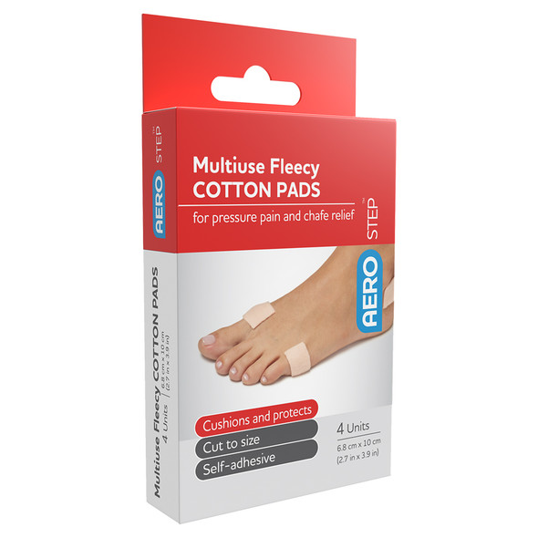 AeroStep Multiuse Fleecy Cotton Pad Pack/4 | Mega Office Supplies