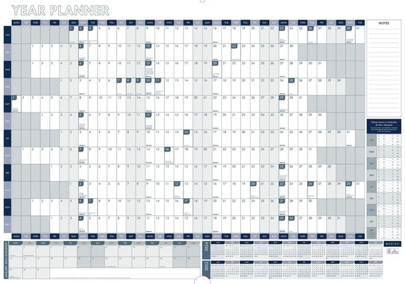 GNS Basic Wall Year Planner 2026 870x610mm | Mega Office Supplies GNS Basic Wall Year Planner 2026 870x610mm | Mega Office Supplies