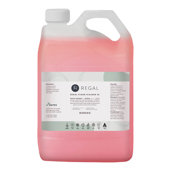 Regal Neutral Detergent Sanitiser 5 Litre