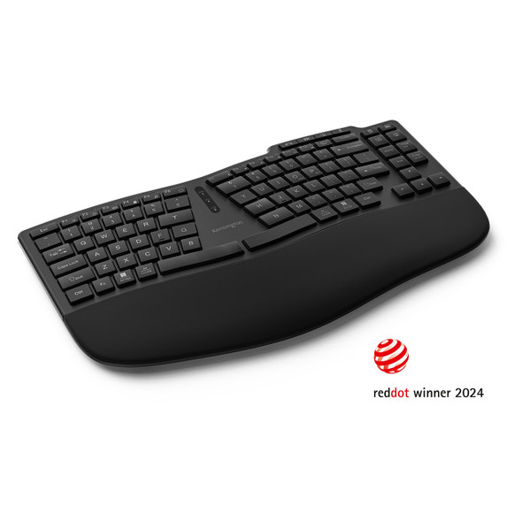 Kensington Pro Fit Ergo KB675 EQ TKL Rechargeable Wireless Keyboard Black