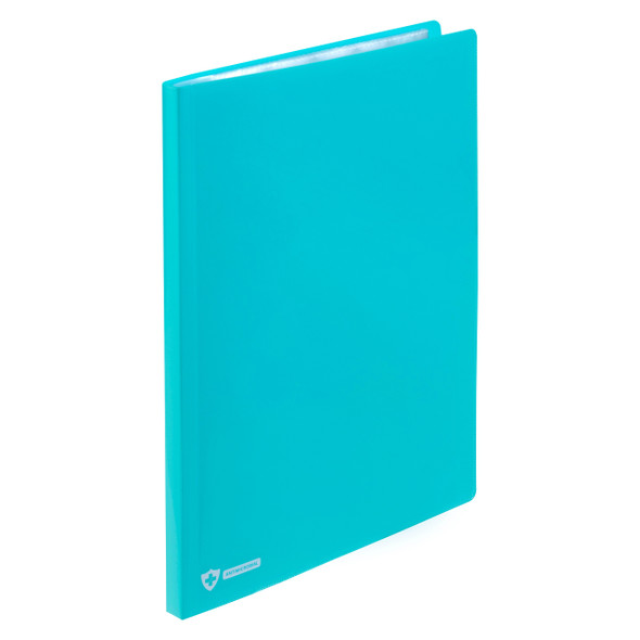 Marbig Professional Display Book Non Refillable Antimicrobial PP A3 A4 Blue