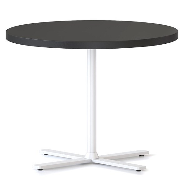 Rapidline Kolo Side and Coffee Table 600 x 457mm Black / White