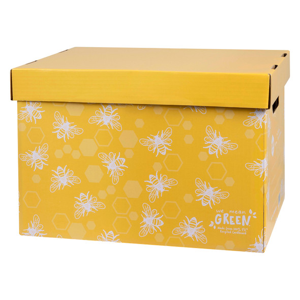 Marbig We Mean Green Enviro Archive Box Honeybee Yellow