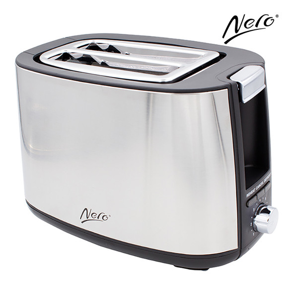 Nero 2 Slice Toaster Stainless Steel