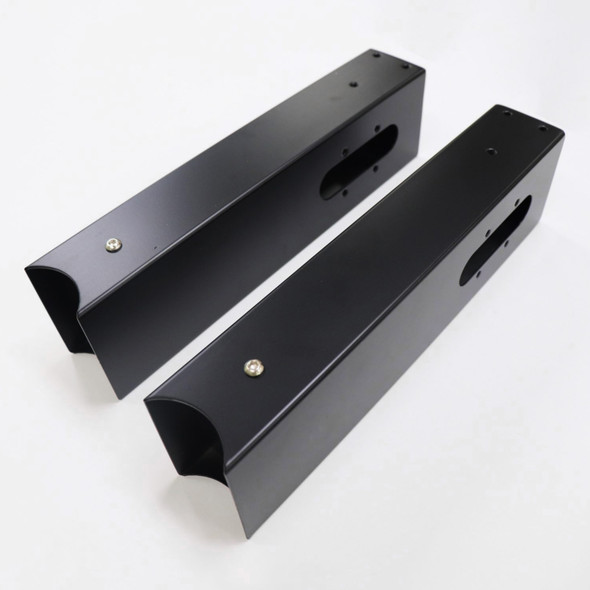 Rapidline Cable Tray and Screen Mounting Arm Set of 2 Only Black for Halo Plus Single Sided Workstation