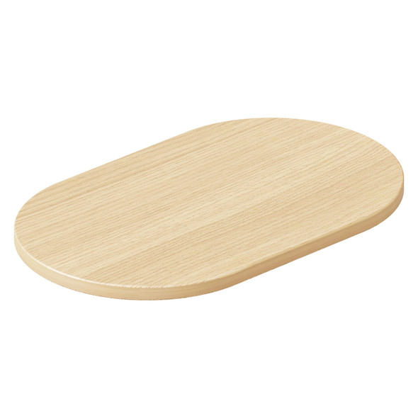 Rapidline Selene Oval Table Top 560 x 340 x 18mm Only Natural Oak