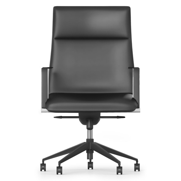 Rapidline Mirage Executive Chair Medium Back Black Leather