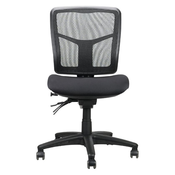 Rapidline Mirae Medium Mesh Back Operator Chair Black Fabric