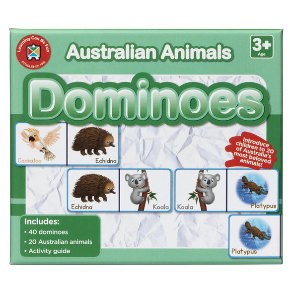 Learning Can Be Fun Australian Animal Dominoes