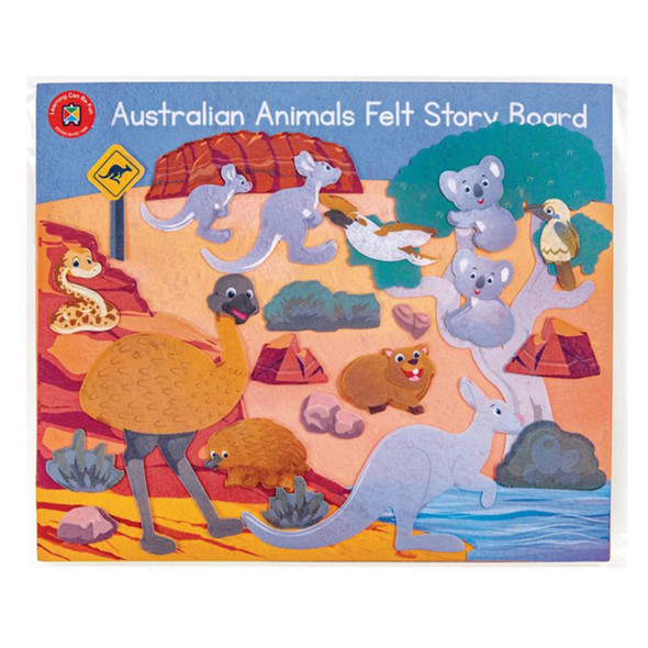 Learning Can Be Fun Felt Story Board Australian Animals