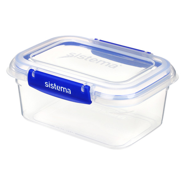 Sistema Klip It Plus Rectangle Plastic Container 1L Dark Blue