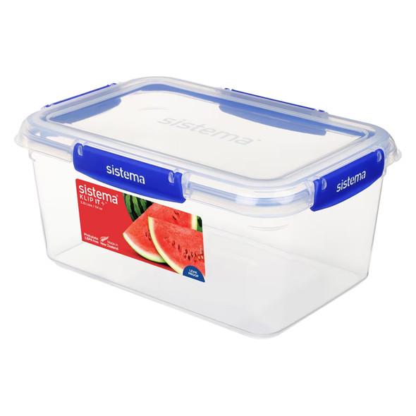 Sistema Klip It Plus Plastic Container Rectangle 3.35L Dark Blue