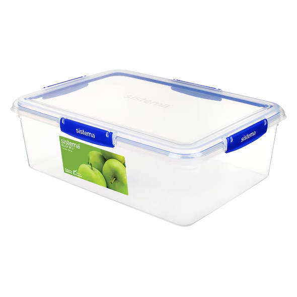 Sistema Klip It Plus Rectangle Container 7.5L Dark Blue | Mega Office Supplies