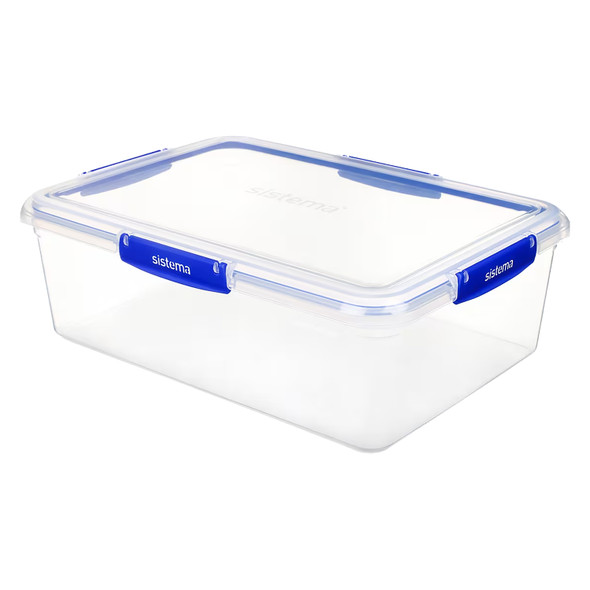 Sistema Rectangle Container 7.5L Dark Blue Klip It Plus | Mega Office Supplies