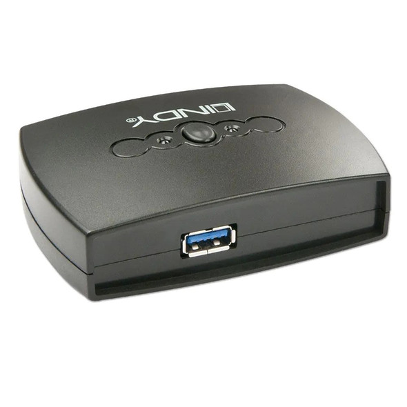 2 Port USB 3.0 Sharing Switch Lindy