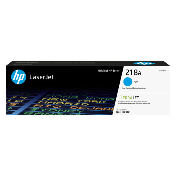 HP 218A Original LaserJet Toner Cartridge Cyan 1200 Pages