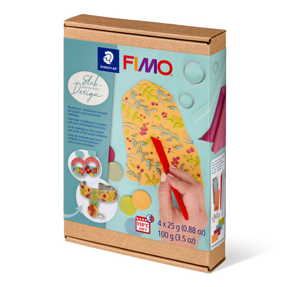 Fimo Oven-Bake Modelling Clay Set Slab Design