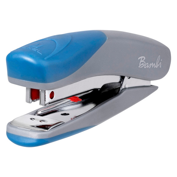 Rexel Bambi Mini Stapler Grey Blue