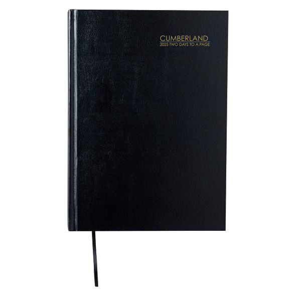Cumberland 2026 Casebound Diary A4 2 Pages To A Day Black | Mega Office Supplies Cumberland 2026 Casebound Diary A4 2 Pages To A Day Black | Mega Office Supplies