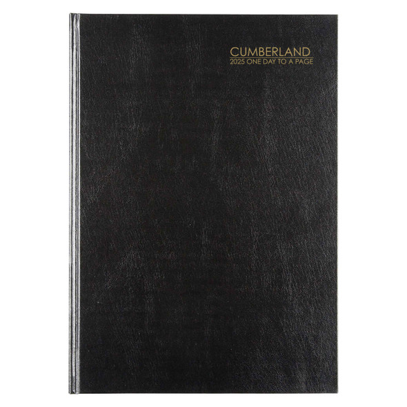 Cumberland 2026 Casebound Diary A4 Day To A Page Black | Mega Office Supplies Cumberland 2026 Casebound Diary A4 Day To A Page Black | Mega Office Supplies