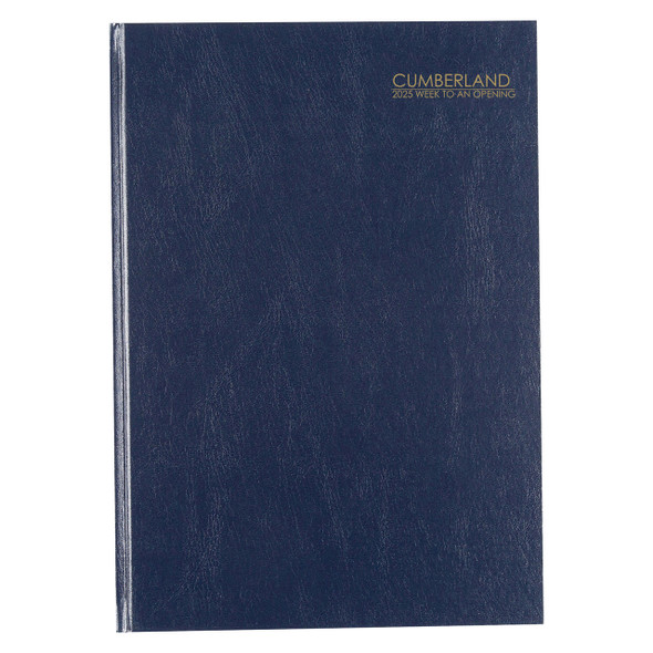 Cumberland 2026 Casebound Diary A4 Week To View Blue | Mega Office Supplies Cumberland 2026 Casebound Diary A4 Week To View Blue | Mega Office Supplies