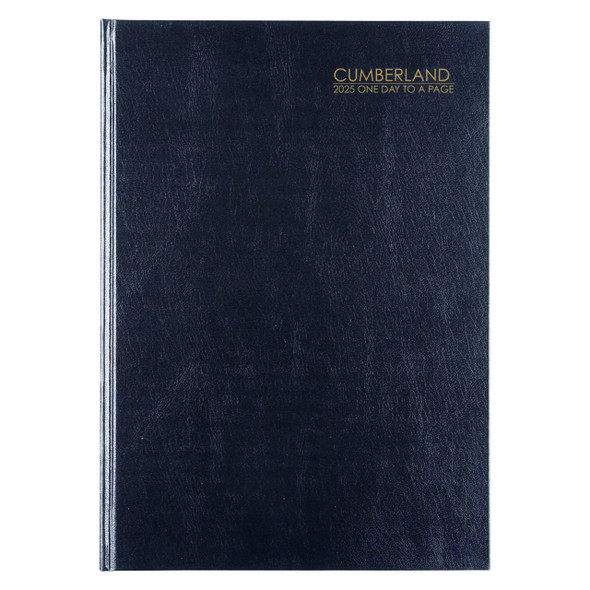 Cumberland 2026 Casebound Diary A5 Day To A Page Blue | Mega Office Supplies Cumberland 2026 Casebound Diary A5 Day To A Page Blue | Mega Office Supplies