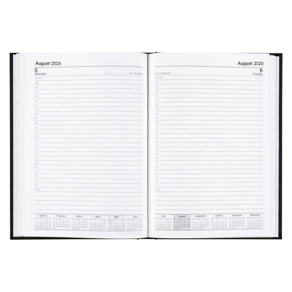 Cumberland Casebound Diary A5 Day To A Page Blue 2026 | Mega Office Supplies Cumberland Casebound Diary A5 Day To A Page Blue 2026 | Mega Office Supplies